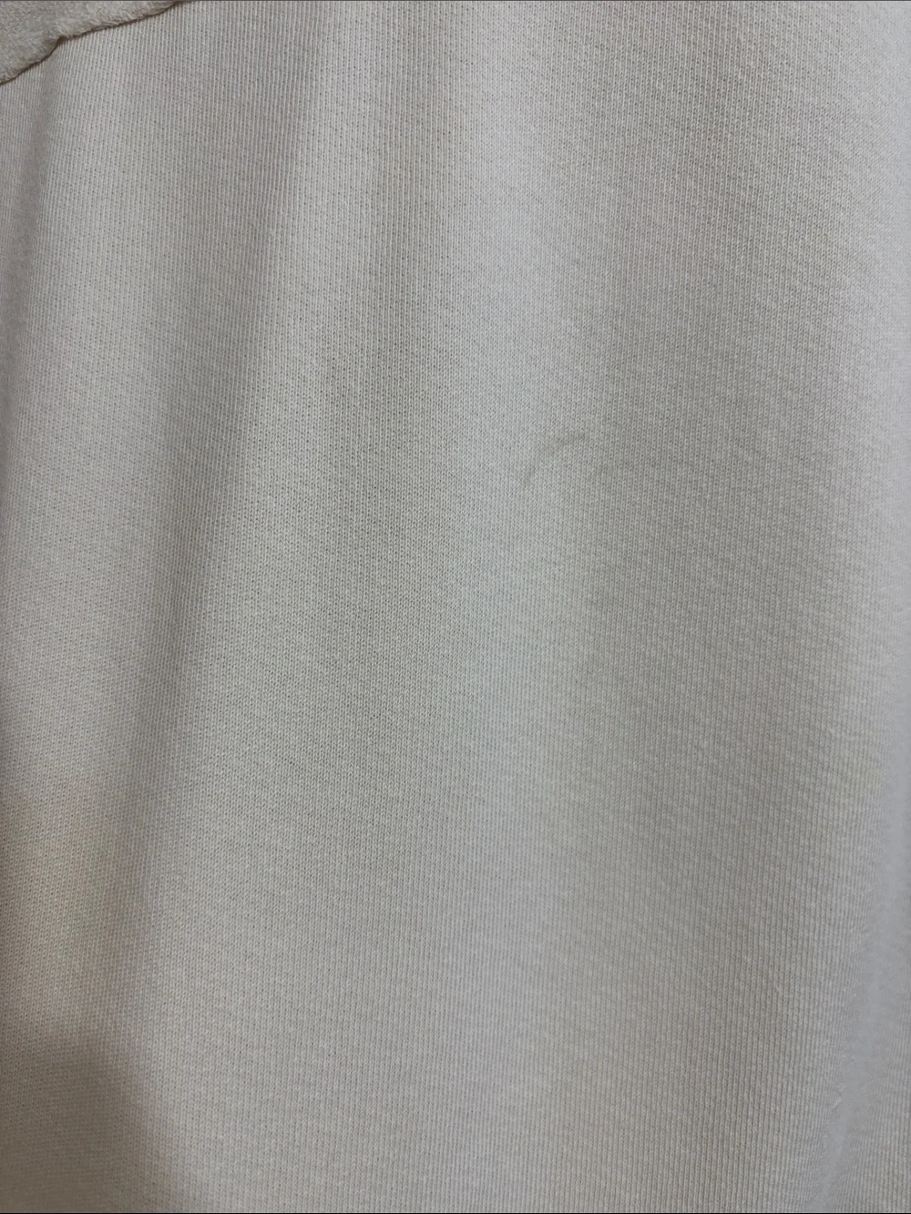 Mate the Label crop hoodie cream organic cotton